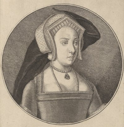 Mária hercegnő, VIII. Henrik angol király lánya, 1647. alkotó: Wenceslaus Hollar