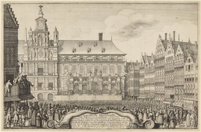 Békekiáltvány - Antwerpen alkotó: Wenceslaus Hollar