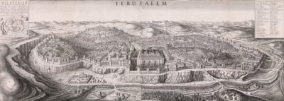 Jeruzsálem kilátása, 1660., 1660. alkotó: Wenceslaus Hollar