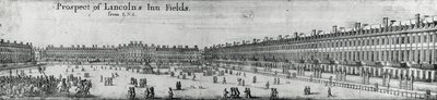 Lincolns Inn Fields kilátása, 1650 körül alkotó: Wenceslaus Hollar