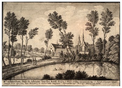 Rothendael apátság. 1. állapot alkotó: Wenceslaus Hollar