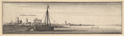 Rüdesheim, 1642-44. alkotó: Wenceslaus Hollar