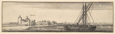 Ruhrort, 1642-44. alkotó: Wenceslaus Hollar