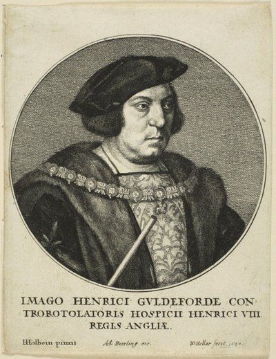 Sir Henry Guildford alkotó: Wenceslaus Hollar