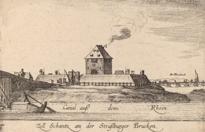 Strasbourg: The Toll House, 1635. alkotó: Wenceslaus Hollar