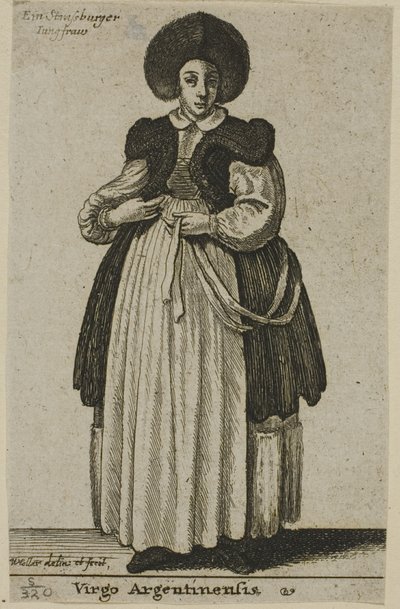 Strasbourgi nő alkotó: Wenceslaus Hollar