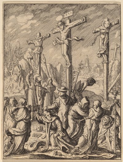 A keresztre feszítés alkotó: Wenceslaus Hollar