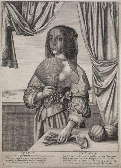 A négy évszak alkotó: Wenceslaus Hollar