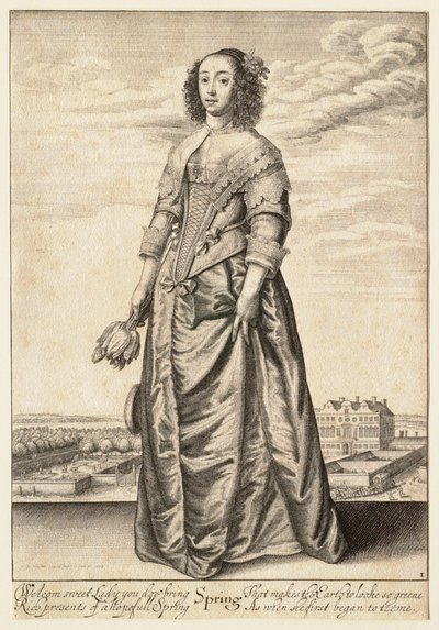 A négy évszak: Tavasz alkotó: Wenceslaus Hollar