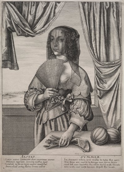 A négy évszak: nyár alkotó: Wenceslaus Hollar