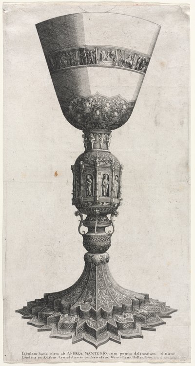 A nagy alakokkal díszített kehely, 1640. alkotó: Wenceslaus Hollar