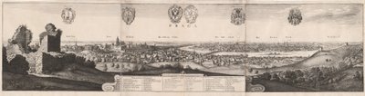 Prága nagy kilátása, 1649. alkotó: Wenceslaus Hollar