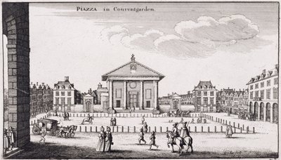 A Covent Garden-i tér, 1647 alkotó: Wenceslaus Hollar