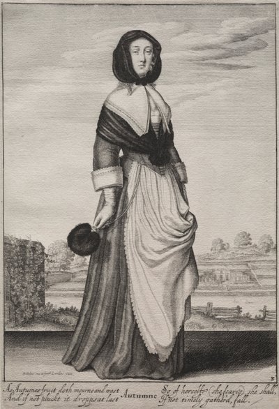 Az évszakok: ősz, 1643-1644. alkotó: Wenceslaus Hollar
