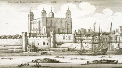 A londoni Tower, 1647 alkotó: Wenceslaus Hollar
