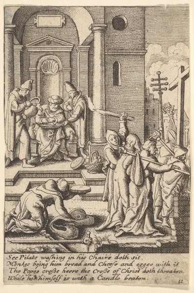 A kézmosás, 1625-77 alkotó: Wenceslaus Hollar