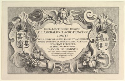Cím a Hemissembe való belépéshez, 1625-77. alkotó: Wenceslaus Hollar