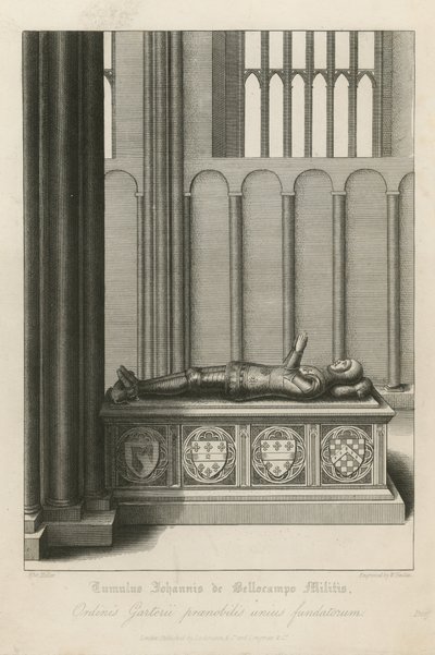 John Beauchamp sírja alkotó: Wenceslaus Hollar