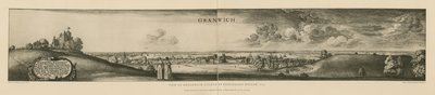 Greenwich 1637-ben metszett látképe alkotó: Wenceslaus Hollar