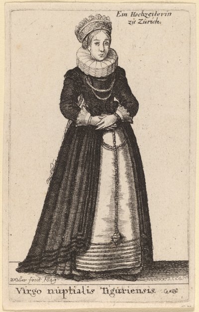 A tiguri menyegzői szűz alkotó: Wenceslaus Hollar