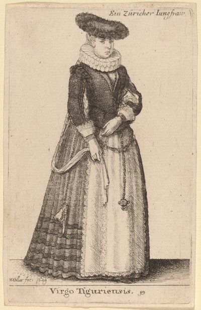 Tiguriensis Szűzanya alkotó: Wenceslaus Hollar
