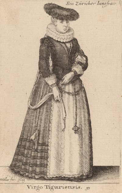 Tiguriai Szűz, 1649 alkotó: Wenceslaus Hollar