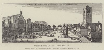 Westminster 1650-ben alkotó: Wenceslaus Hollar