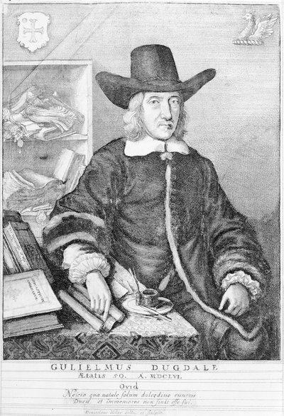 William Dugdale, 1656 alkotó: Wenceslaus Hollar
