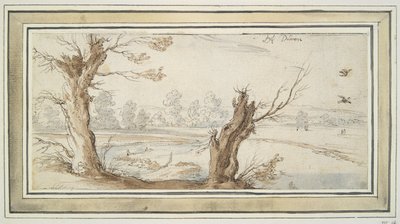 Fűzfák a Rur folyónál alkotó: Wenceslaus Hollar