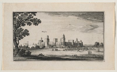 Windsori kastély délkeletről alkotó: Wenceslaus Hollar