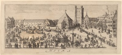 Tél: The Parade Ground alkotó: Wenceslaus Hollar