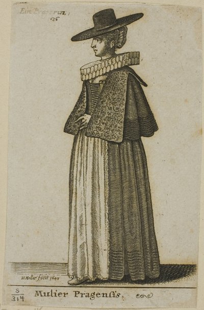 Prágai nő alkotó: Wenceslaus Hollar