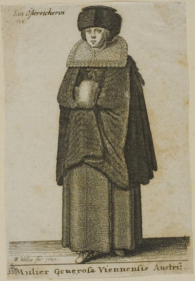 Bécsi nő alkotó: Wenceslaus Hollar
