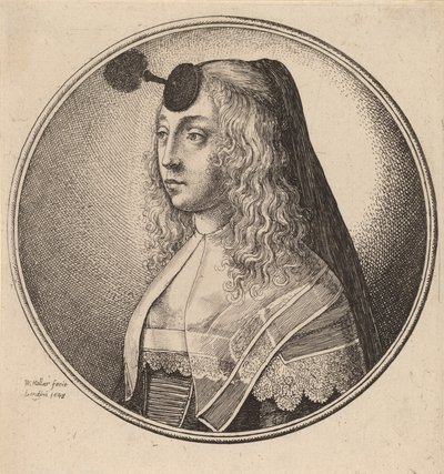 Antwerpeni nő, 1643. alkotó: Wenceslaus Hollar