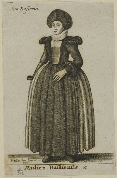Bázeli nő alkotó: Wenceslaus Hollar