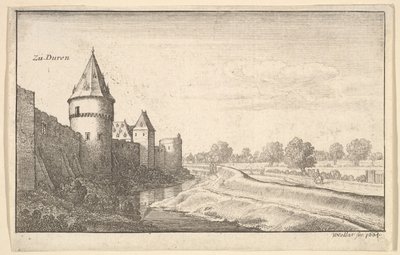 Dürenben, az „Európai látképek” sorozatból alkotó: Wenceslaus Hollar
