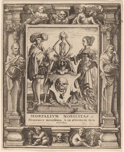 Halál címere alkotó: Wenceslaus Hollar after Hans Holbein the Younger after Abraham van Diepenbeeck
