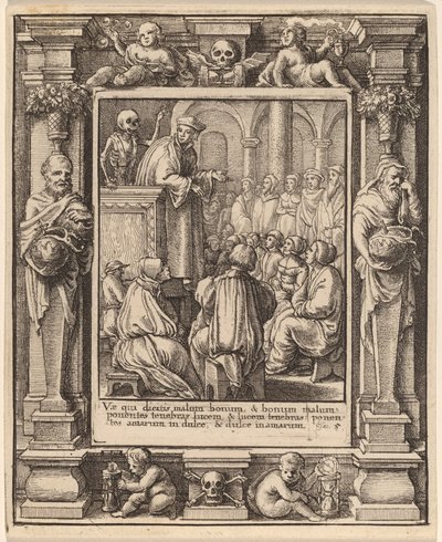 Prédikátor alkotó: Wenceslaus Hollar after Hans Holbein the Younger after Abraham van Diepenbeeck