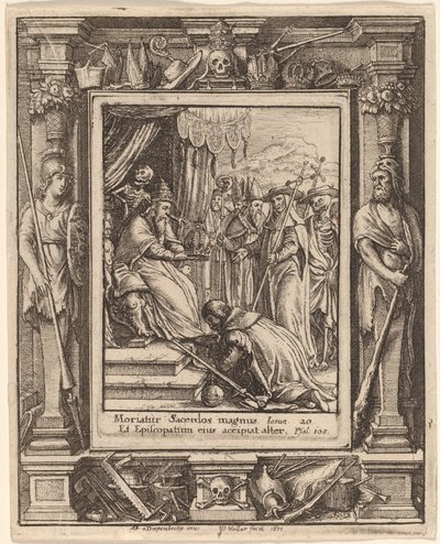 A pápa alkotó: Wenceslaus Hollar after Hans Holbein the Younger after Abraham van Diepenbeeck