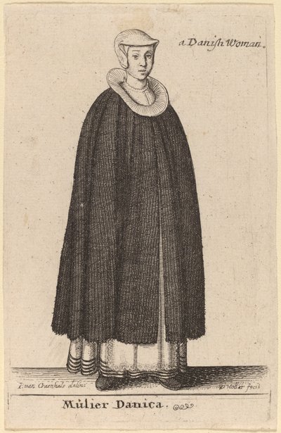 Dán nő alkotó: Wenceslaus Hollar after Hendrik J. van Craenhals