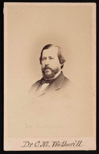 Dr. Charles Mayer Wetherill portréja 1825-1871, 1864. alkotó: Wenderoth and Taylor