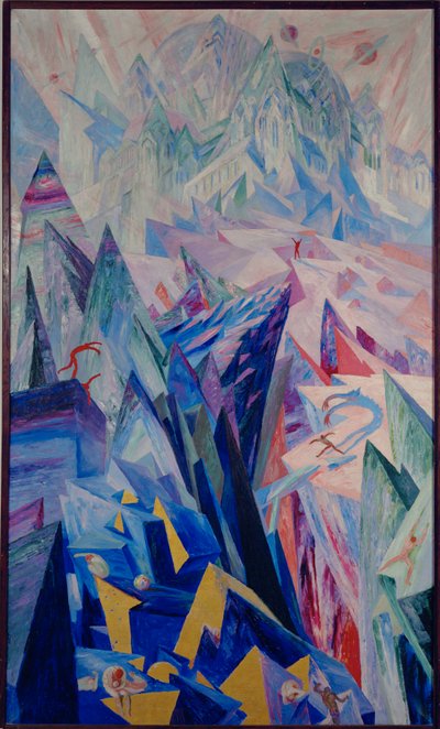 A zseni útja (olaj, vászon) alkotó: Wenzel Hablik