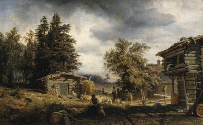 Kunyhó Kuruban alkotó: Werner Holmberg