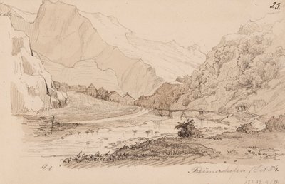 Tájkép, Reimershofen alkotó: Werner Holmberg