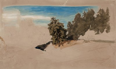 Tájkép, befejezetlen alkotó: Werner Holmberg