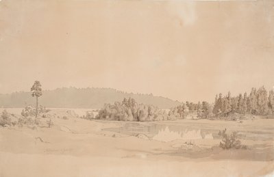 Näsijärvi-öböl alkotó: Werner Holmberg