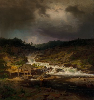 A Kyrö-zuhatagok alkotó: Werner Holmberg