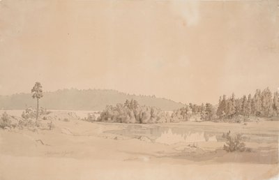 Näsijärvi-öböl alkotó: Werner Holmberg