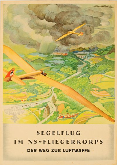 Nemzetiszocialista Flyers Corps – út a Luftwaffe-hoz, 1940-es évek eleje. alkotó: Werner von Axster Heudtlass