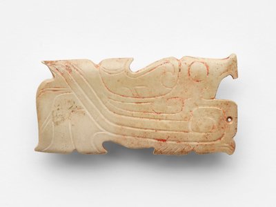 Medál madár formájú, Kr.e. 1050-kb. 950 körül alkotó: Western Zhou Dynasty Chinese School